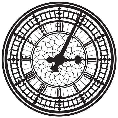 Printable Big Ben Clock Face